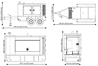 Generator G145 - Dimensions