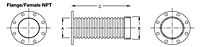 Dimensional Drawing for Flex Connectors (FL15-18FC)